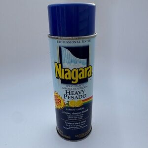 Niagara Spray Starch Heavy Pesado Lemon Blue Cap 17.7 ounces (22 ounce can)